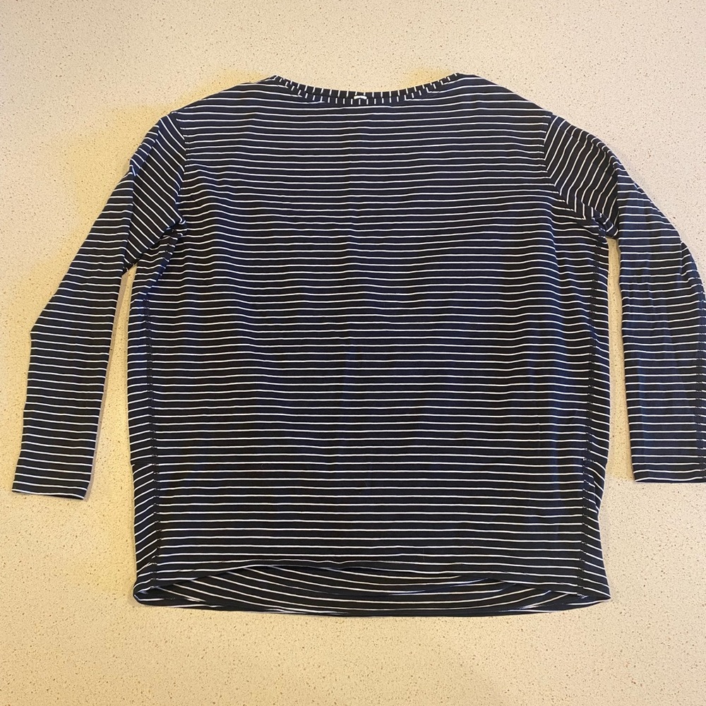 Lululemon Striped Long Sleeve Shirt
